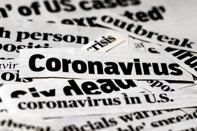 photo of coronavirus headlines